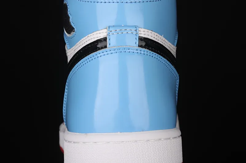 All categories Air Jordan Jordan series basketball shoes Air Jordan 1 High Air Jordan 1 "Fearless" AJ1 Joe 1 high top red and blue patent leather CK5666-100